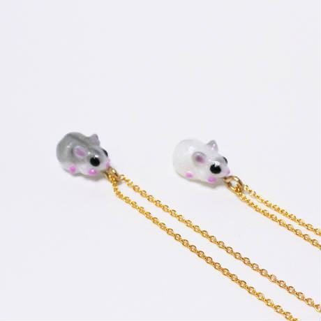 sasacoハムスター ネックレス